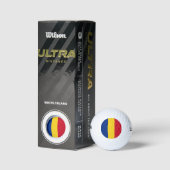 Balles De Golf Drapeau de Roumanie (Emballage)