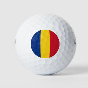 Balles De Golf Drapeau de Roumanie