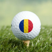 Balles De Golf Drapeau de Roumanie (T-shirt Insitu)