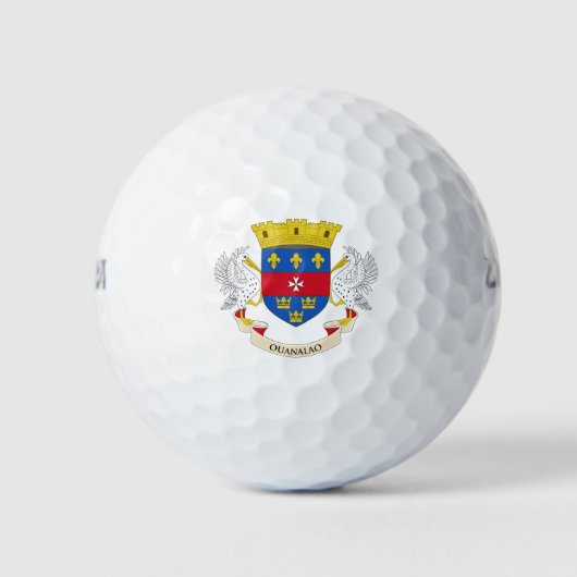 Balles De Golf Drapeau de Saint-Barthélemy (Devant)