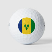 Balles De Golf Drapeau de Saint-Vincent-et-les Grenadines (Devant)