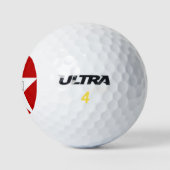 Balles De Golf Drapeau de San Antonio, Texas Golf Balls (Logo)