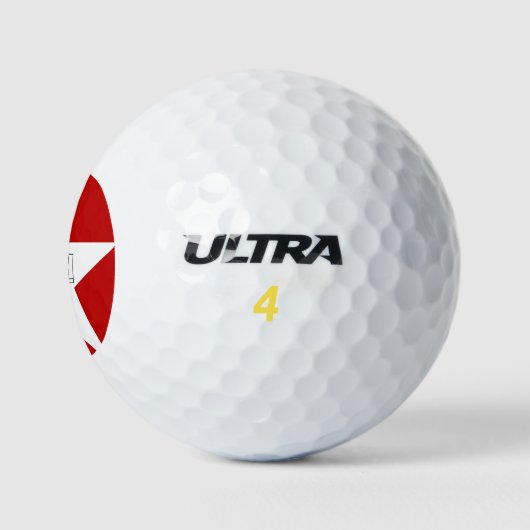 Balles De Golf Drapeau de San Antonio, Texas Golf Balls (Logo)