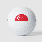 Balles De Golf Drapeau de Singapour (Devant)