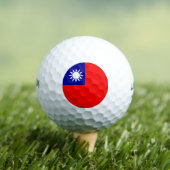 Balles De Golf Drapeau de Taïwan (T-shirt Insitu)