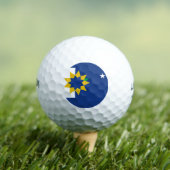 Balles De Golf Drapeau de Topeka, Kansas (T-shirt Insitu)