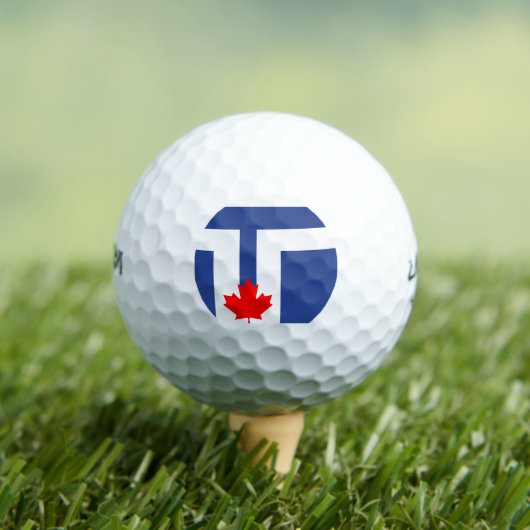 Balles De Golf Drapeau de Toronto (Ontario) (T-shirt Insitu)
