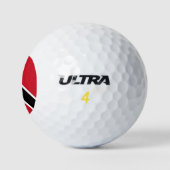Balles De Golf Drapeau de Trinité-et-Tobago (Logo)