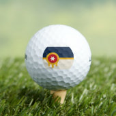 Balles De Golf Drapeau de Tulsa (Oklahoma) (T-shirt Insitu)