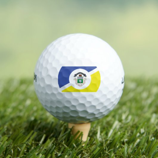 Balles De Golf Drapeau de Winnipeg, Manitoba Golf Balls (T-shirt Insitu)