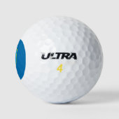 Balles De Golf Drapeau de Zagreb, Croatie Golf Balls (Logo)