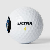 Balles De Golf Drapeau d'empreintes digitales grec (Logo)