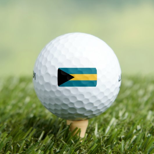 Balles De Golf Drapeau des Bahamas (T-shirt Insitu)