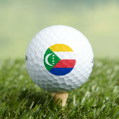 Balles De Golf Drapeau des Comores (T-shirt Insitu)