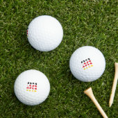 Balles De Golf Drapeau des États allemands (Herbe in situ)