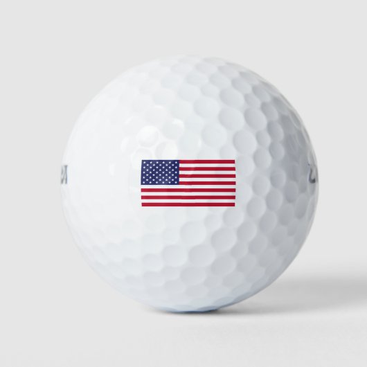 Balles De Golf Drapeau des États-Unis d'Amérique (Devant)