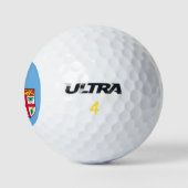 Balles De Golf Drapeau des Fidji (Logo)