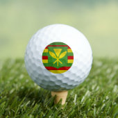 Balles De Golf Drapeau des Hawaïens autochtones (T-shirt Insitu)