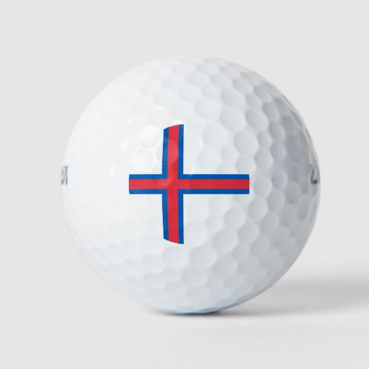 Balles De Golf Drapeau des îles Féroé (Devant)
