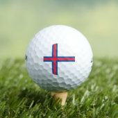 Balles De Golf Drapeau des îles Féroé (T-shirt Insitu)