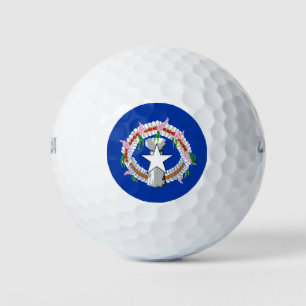 Balles De Golf Drapeau des Îles Mariannes du Nord