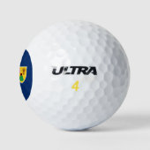 Balles De Golf drapeau des îles turques et caicos (Logo)
