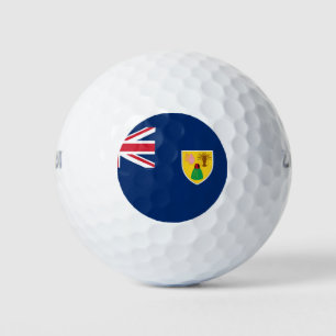 Balles De Golf drapeau des îles turques et caicos