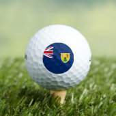 Balles De Golf drapeau des îles turques et caicos (T-shirt Insitu)