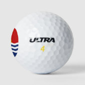 Balles De Golf Drapeau des Kiribati (Logo)