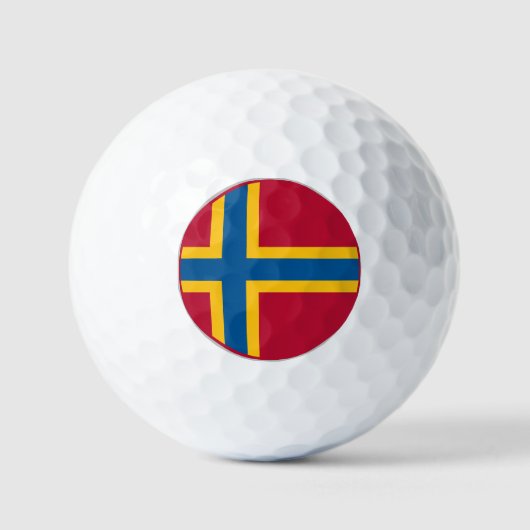 Balles De Golf Drapeau des Orcades (Recto)