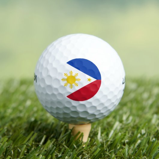 Balles De Golf Drapeau des Philippines (T-shirt Insitu)