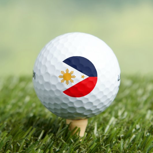 Balles De Golf Drapeau des Philippines (T-shirt Insitu)