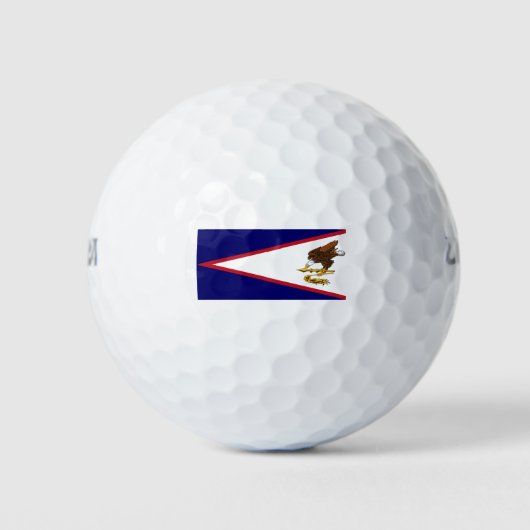Balles De Golf Drapeau des Samoa américaines (Devant)