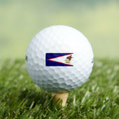 Balles De Golf Drapeau des Samoa américaines (T-shirt Insitu)