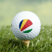 Balles De Golf Drapeau des Seychelles (T-shirt Insitu)