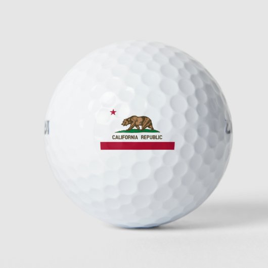 Balles De Golf Drapeau d'État de Californie (Devant)