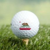 Balles De Golf Drapeau d'État de Californie (T-shirt Insitu)