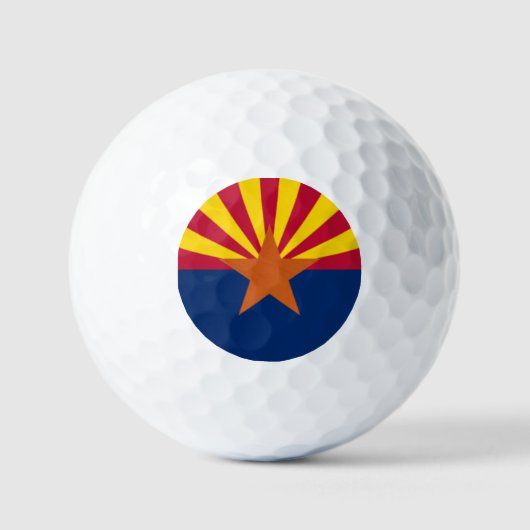 Balles De Golf Drapeau d'État de l'Arizona (Recto)