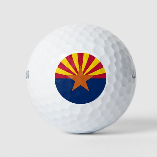 Balles De Golf Drapeau d'État de l'Arizona (Devant)