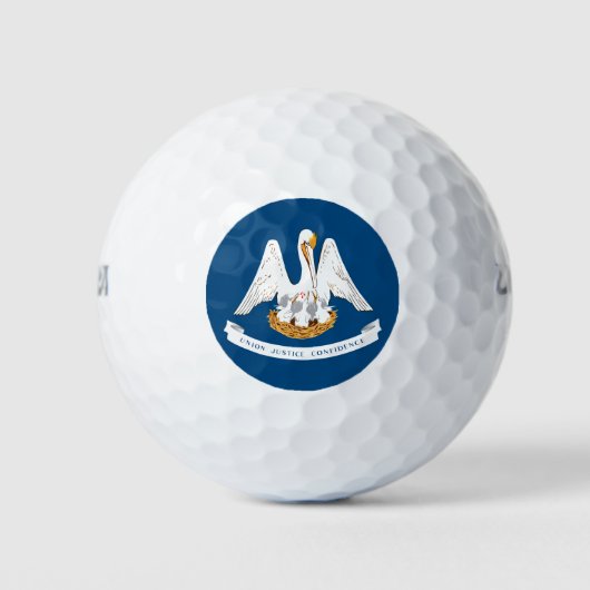 Balles De Golf Drapeau d'État de Louisiane (Devant)