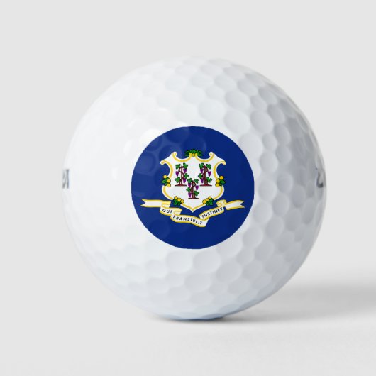 Balles De Golf Drapeau d'État du Connecticut (Devant)