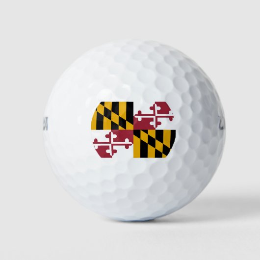 Balles De Golf Drapeau d'État du Maryland (Devant)