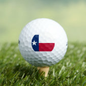 Balles De Golf Drapeau d'État texan (Texas) (T-shirt Insitu)