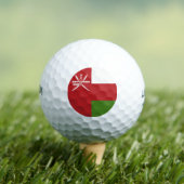 Balles De Golf Drapeau d'Oman (T-shirt Insitu)