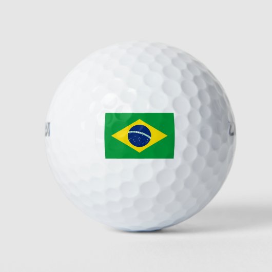 Balles De Golf Drapeau du Brésil (Devant)