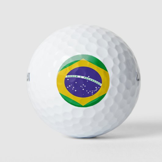 Balles De Golf Drapeau du Brésil (Devant)