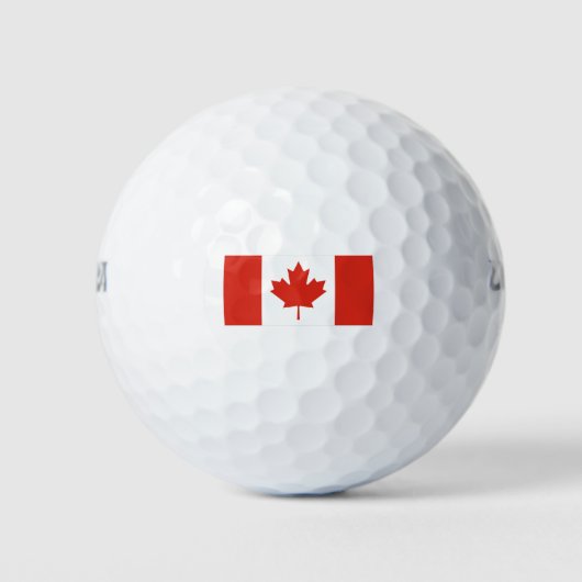 Balles De Golf Drapeau du Canada (Devant)