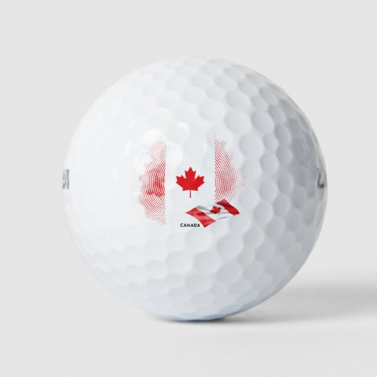 Balles De Golf Drapeau du Canada (Devant)
