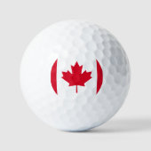 Balles De Golf Drapeau du Canada (Recto)