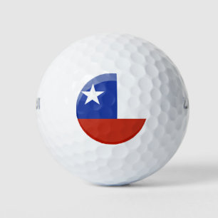 Balles De Golf Drapeau du Chili
